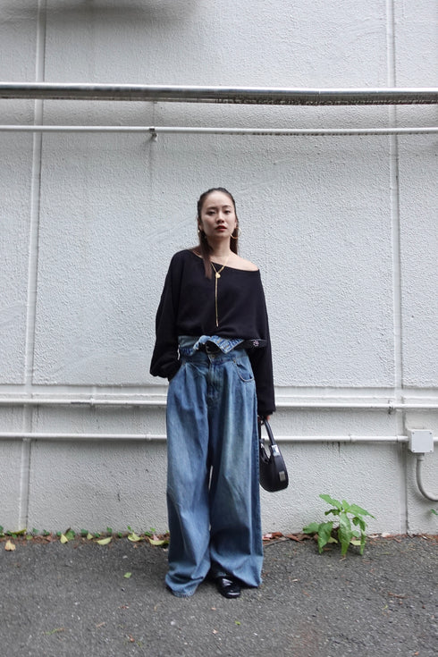 ウエストマークルーズデニム